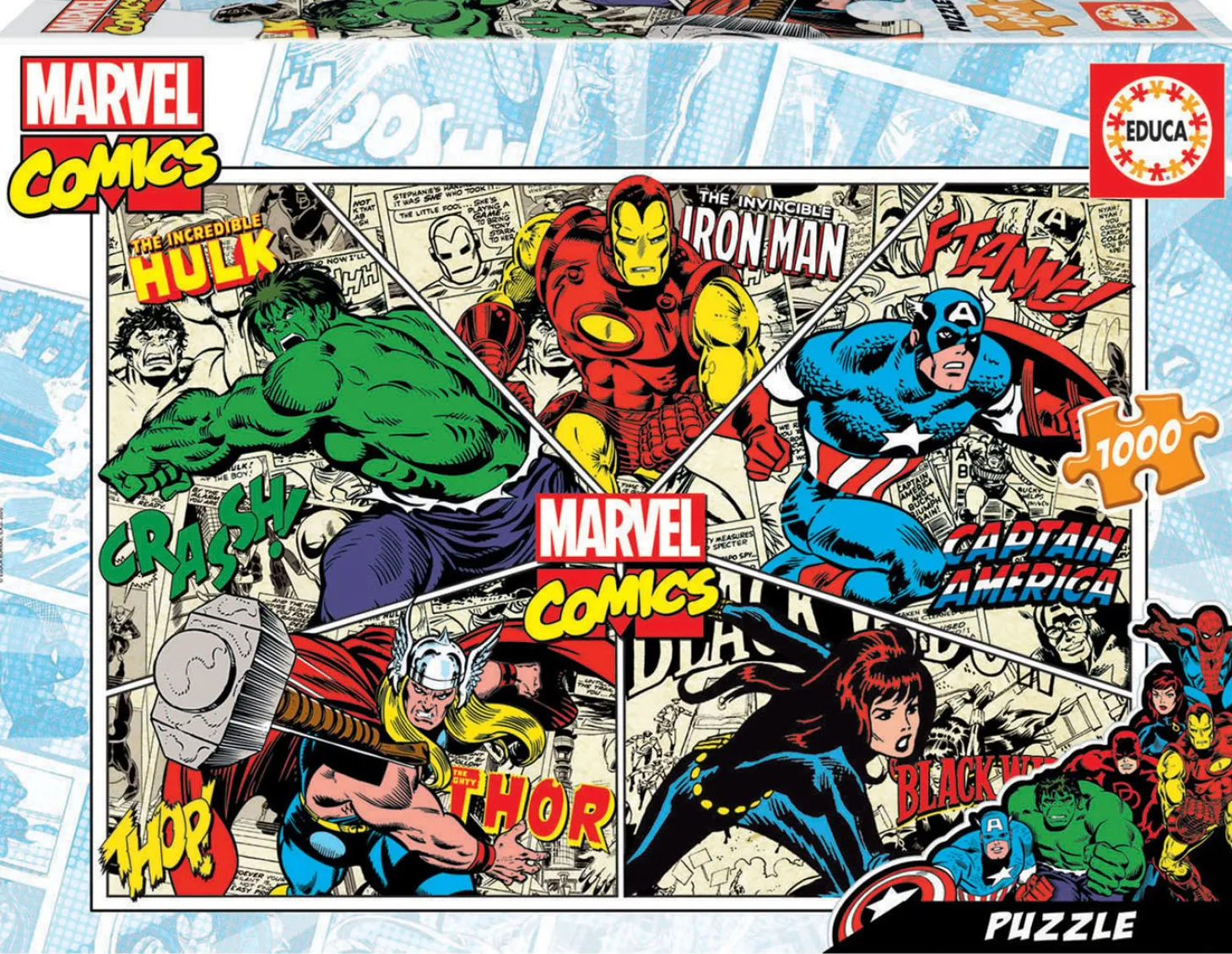 Educa Marvel Comics - puzzle de 1000 pièces