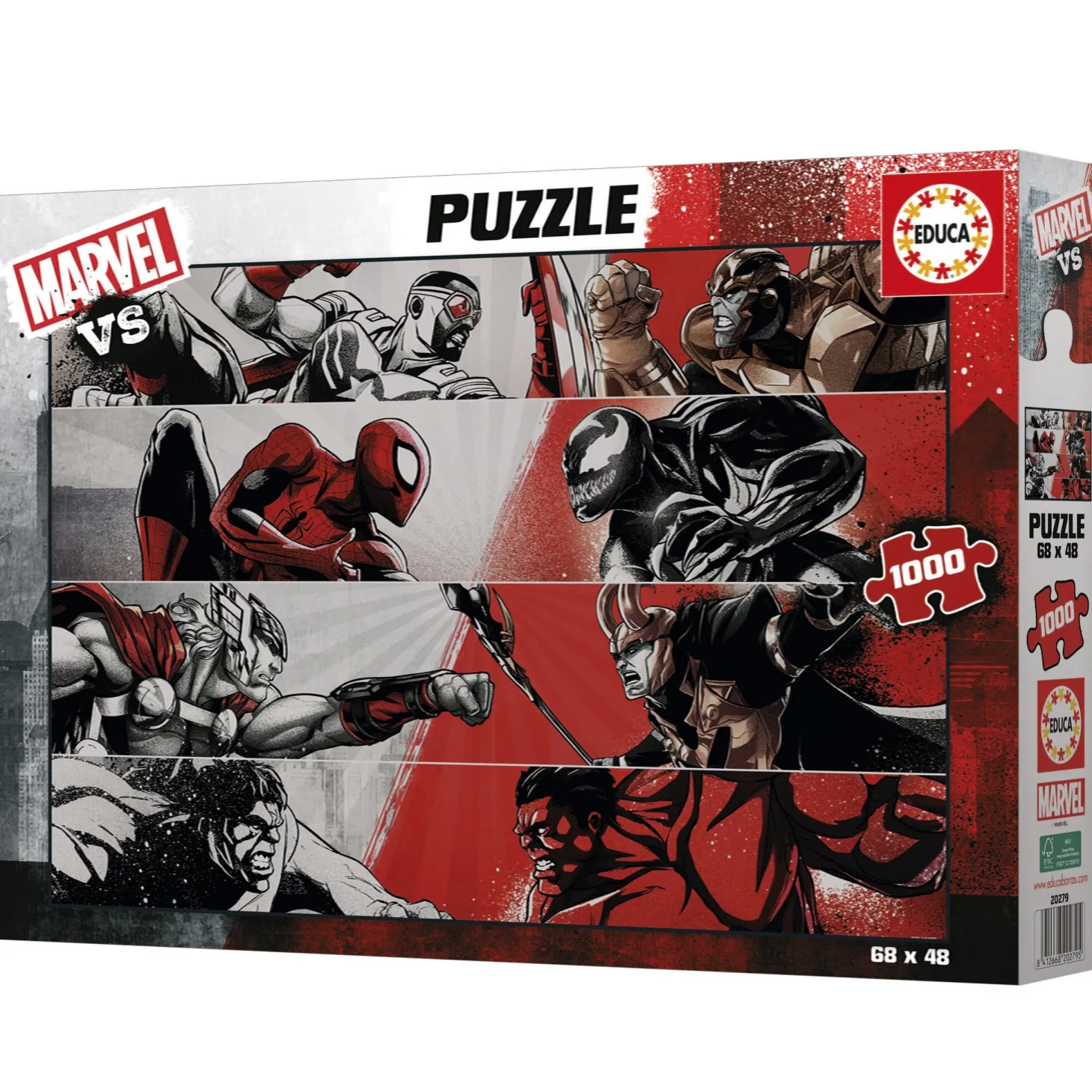 Educa Marvel VS - puzzle de 1000 pièces