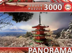 Educa Mont Fuji et Pagode Chureito en Japon - puzzle de 3000 pièces