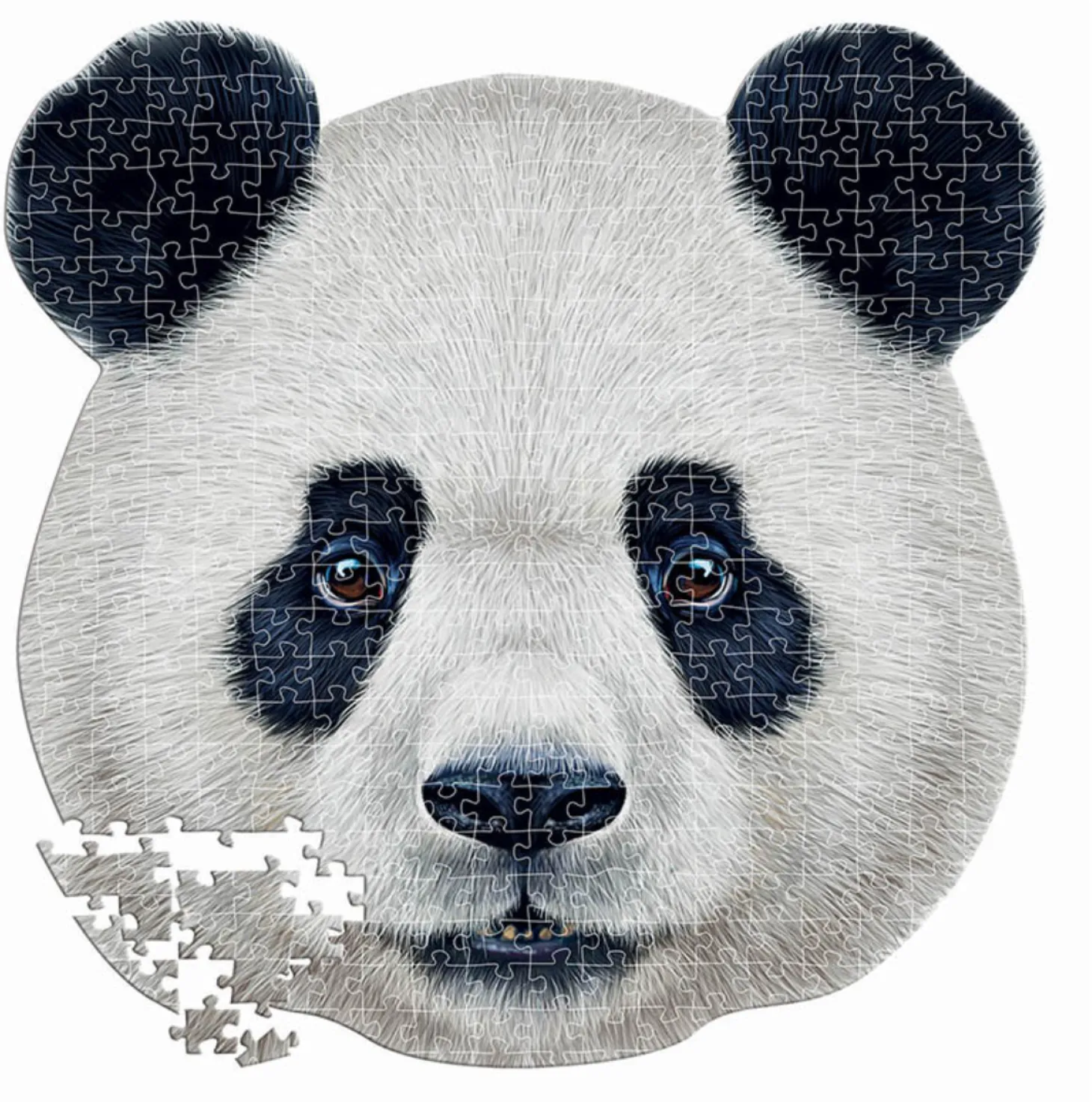 Educa Panda - puzzle en forme de tête d'animal - puzzle de 353 pieces