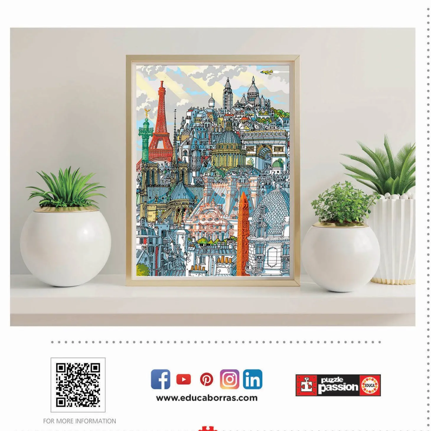 Educa Paris - Carlo Stanga - puzzle de 1000 pièces