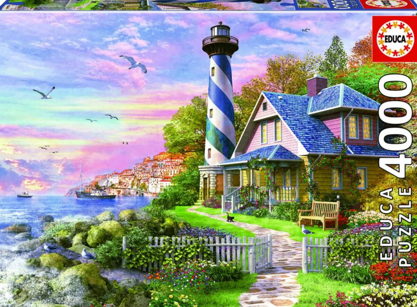Educa Phare à Rock Bay - puzzle de 4000 pièces