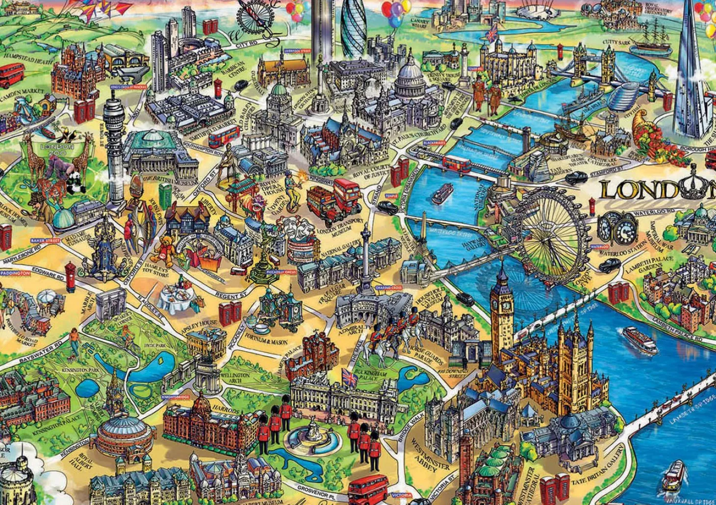 Educa Plan de Londres - puzzle de 500 pièces