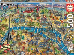 Educa Plan de Paris - puzzle de 500 pièces