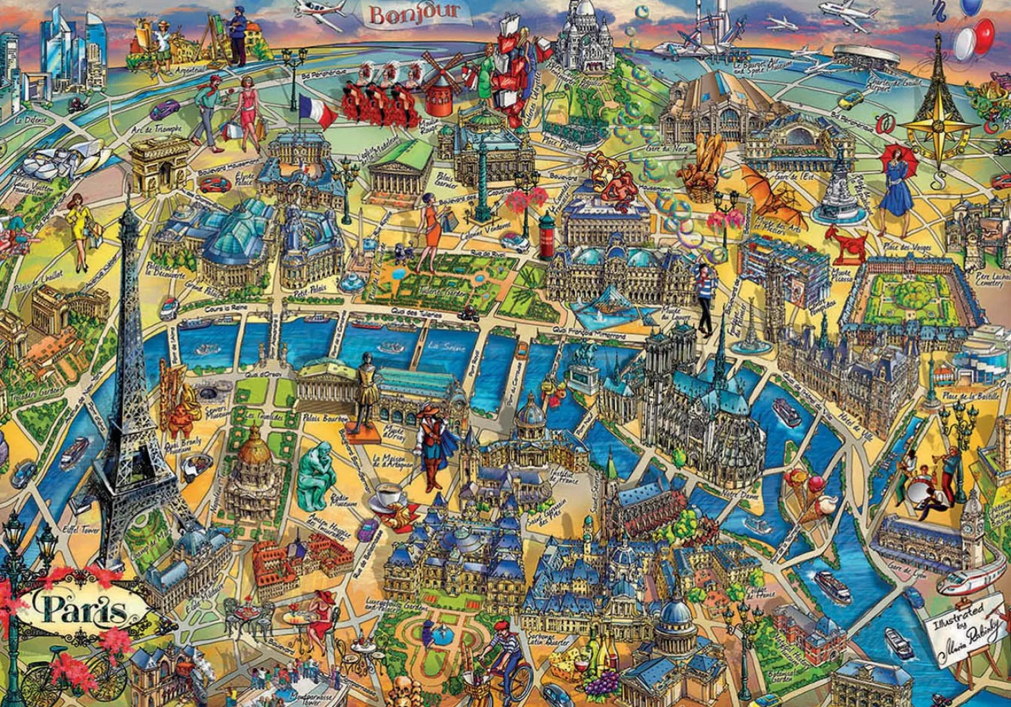 Educa Plan de Paris - puzzle de 500 pièces