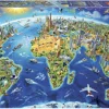 Educa Puzzle miniature - Symboles du monde - 1000 pièces