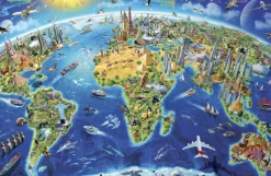 Educa Puzzle miniature - Symboles du monde - 1000 pièces