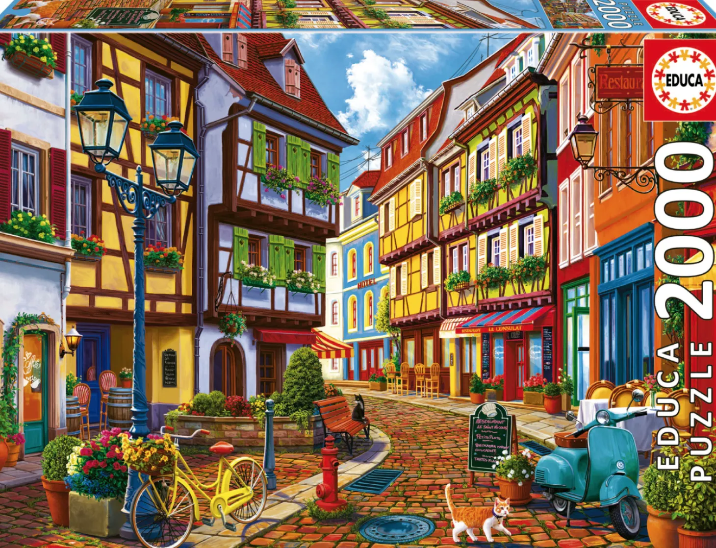Educa Rue Radieuse - puzzle de 2000 pièces