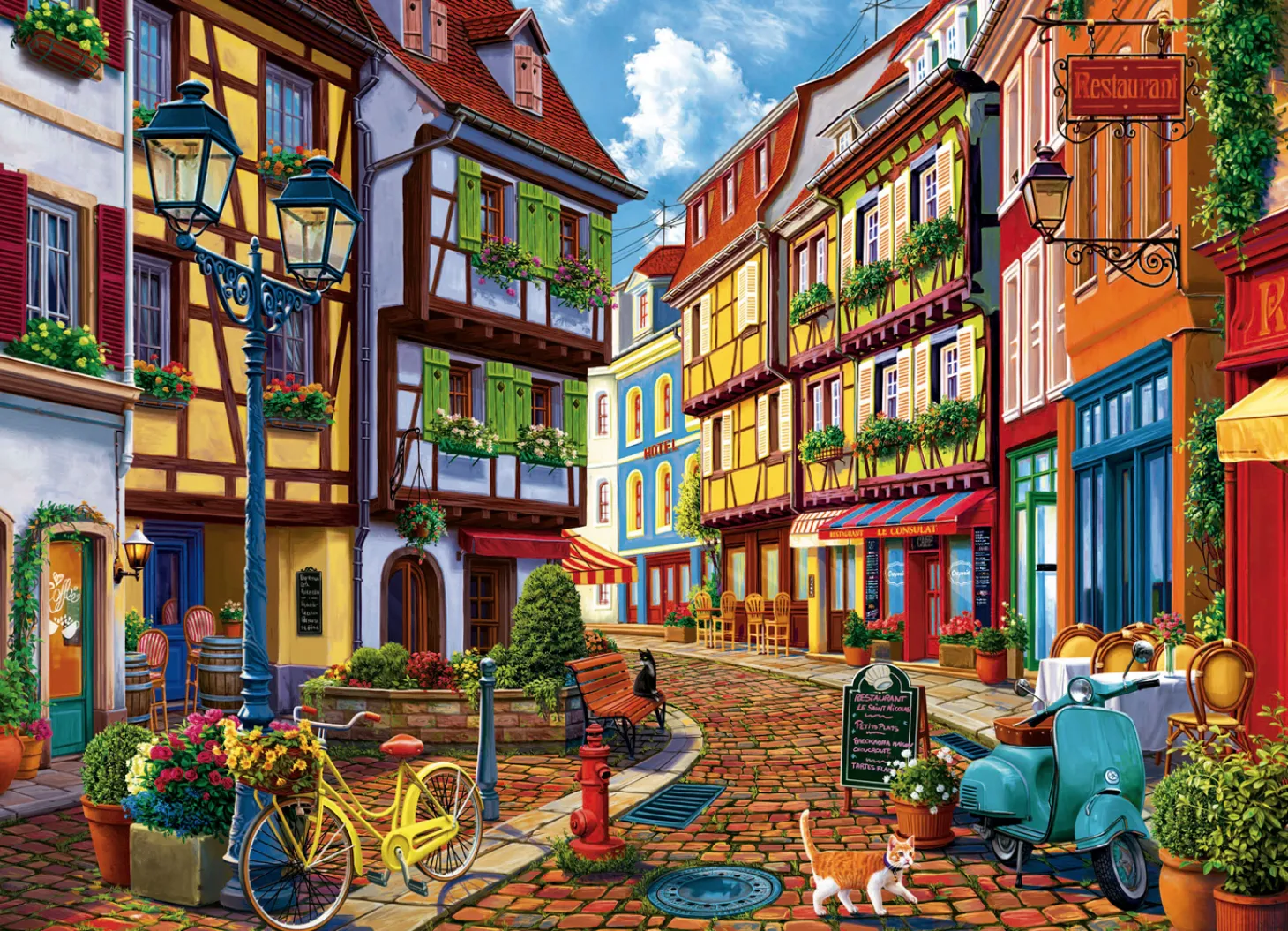 Educa Rue Radieuse - puzzle de 2000 pièces