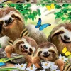Educa Selfie famille de Paresseux - puzzle de 500 pièces
