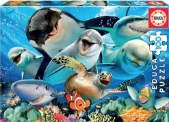 Educa Selfie sous l'eau - puzzle de 100 pièces