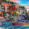 Educa Soleil couchant à Côme - puzzle de 3000 pièces