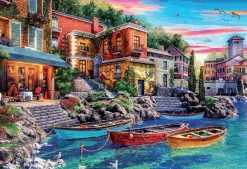 Educa Soleil couchant à Côme - puzzle de 3000 pièces