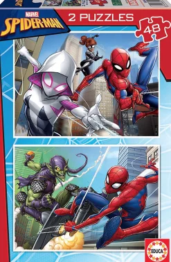 Educa Spiderman - 2 x 48 pièces