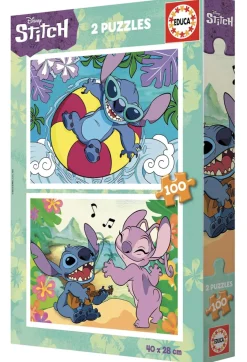 Educa Stitch - 2 puzzles de 100 pièces