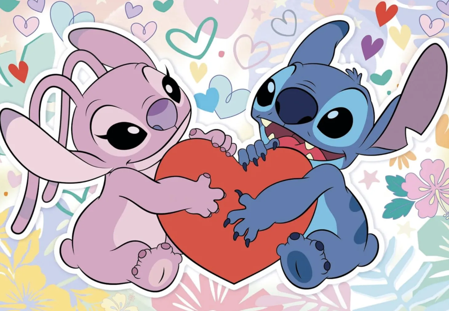 Educa Stitch et Angel - puzzle de 500 pièces