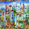 Educa Symboles d'Amérique du Nord - puzzle de 1500 pièces