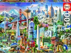 Educa Symboles d'Amérique du Nord - puzzle de 1500 pièces