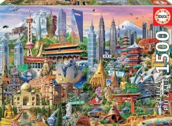 Educa Symboles d'Asie - puzzle de 1500 pièces