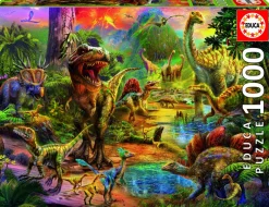 Educa Terre de dinosaures - puzzle de 1000 pièces