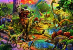 Educa Terre de dinosaures - puzzle de 1000 pièces