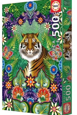 Educa Tigre du Bengale Graphique - puzzle de 500 pièces