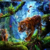 Educa Tigres sur l'arbre - puzzle de 1000 pièces
