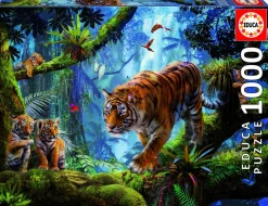 Educa Tigres sur l'arbre - puzzle de 1000 pièces