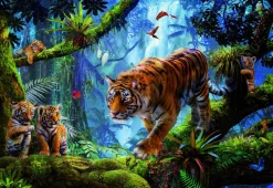Educa Tigres sur l'arbre - puzzle de 1000 pièces