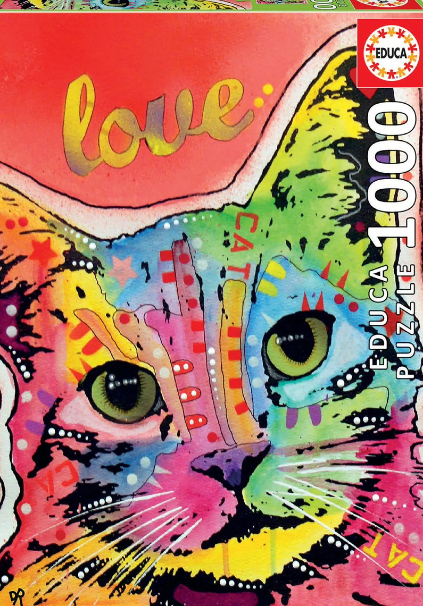 Educa Tilt Cat Love - Dean Russo - puzzle de 1000 pièces
