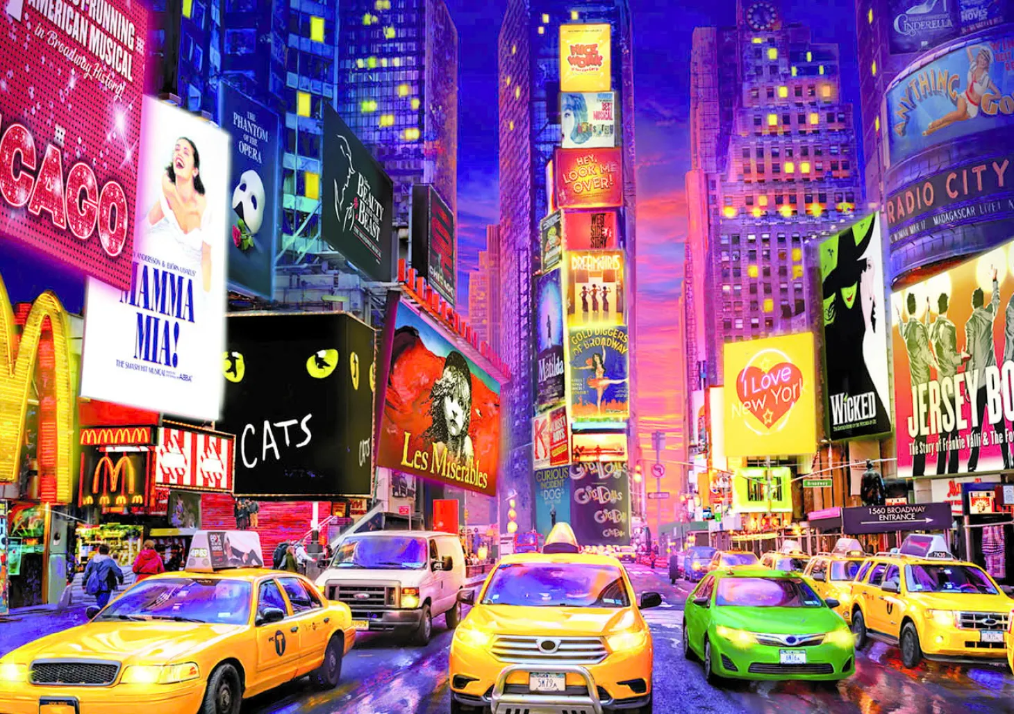 Educa Times Square - Glow in the Dark - puzzle 1000 pièces
