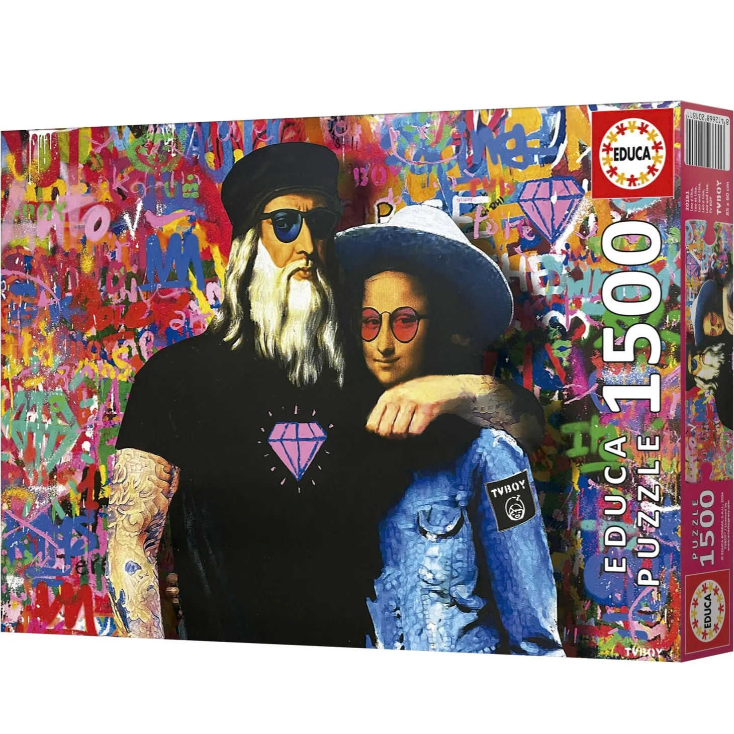 Educa TV boy Leo et Lisa - puzzle de 1500 pièces