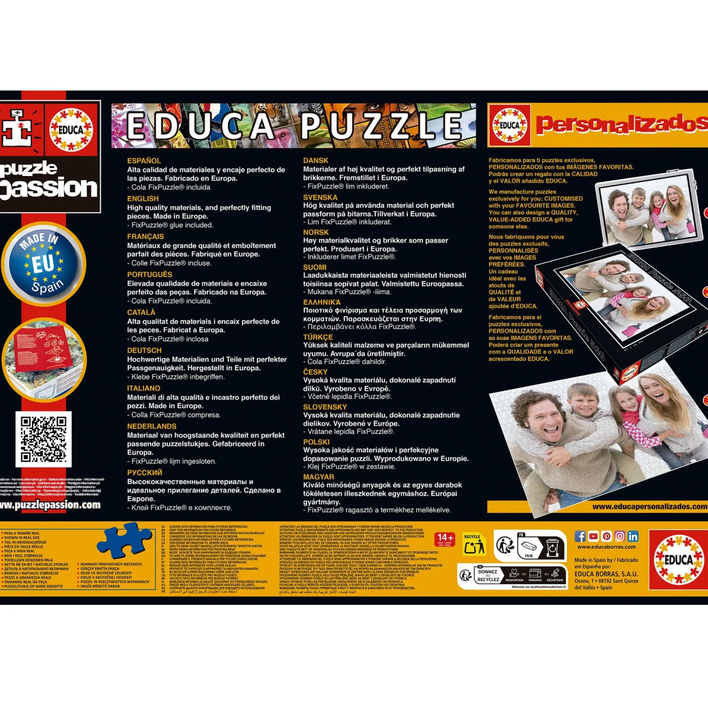 Educa TV boy Leo et Lisa - puzzle de 1500 pièces