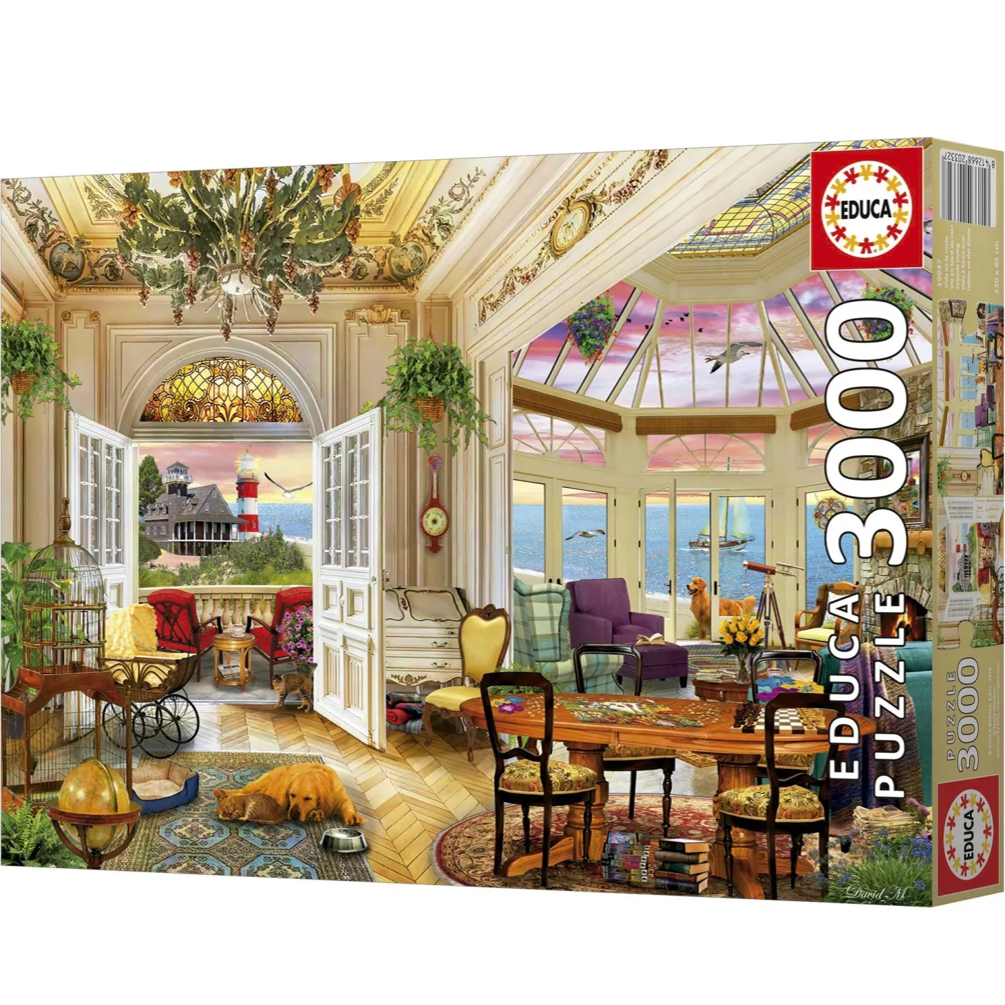 Educa Vie en bord de mer - puzzle de 3000 pièces