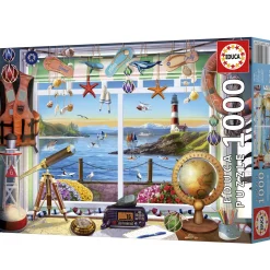 Educa Vie Portuaire - puzzle de 1000 pièces