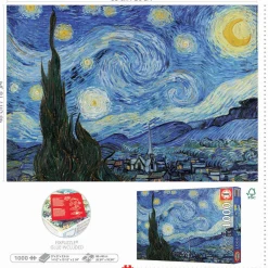 Educa Vincent van Gogh - La nuit étoilée - puzzle de 1000 pièces