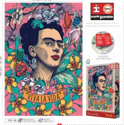 Educa Viva la Vida - Frida Kahlo - puzzle de 500 pièces