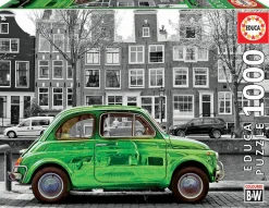Educa Voiture à Amsterdam - noir/blanc - puzzle de 1000 pièces