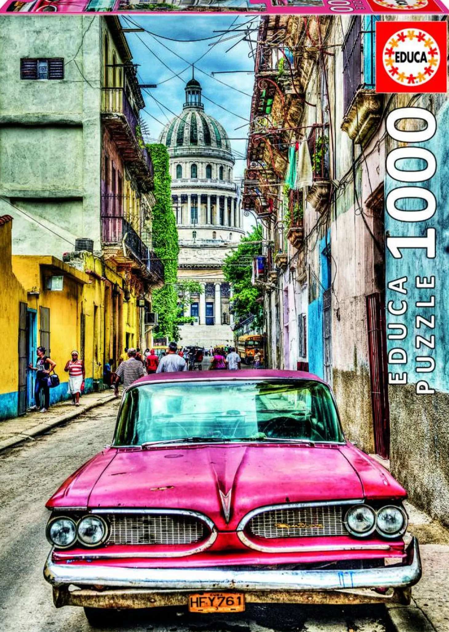 Educa Voiture ancienne à La Havane - puzzle de 1000 pièces