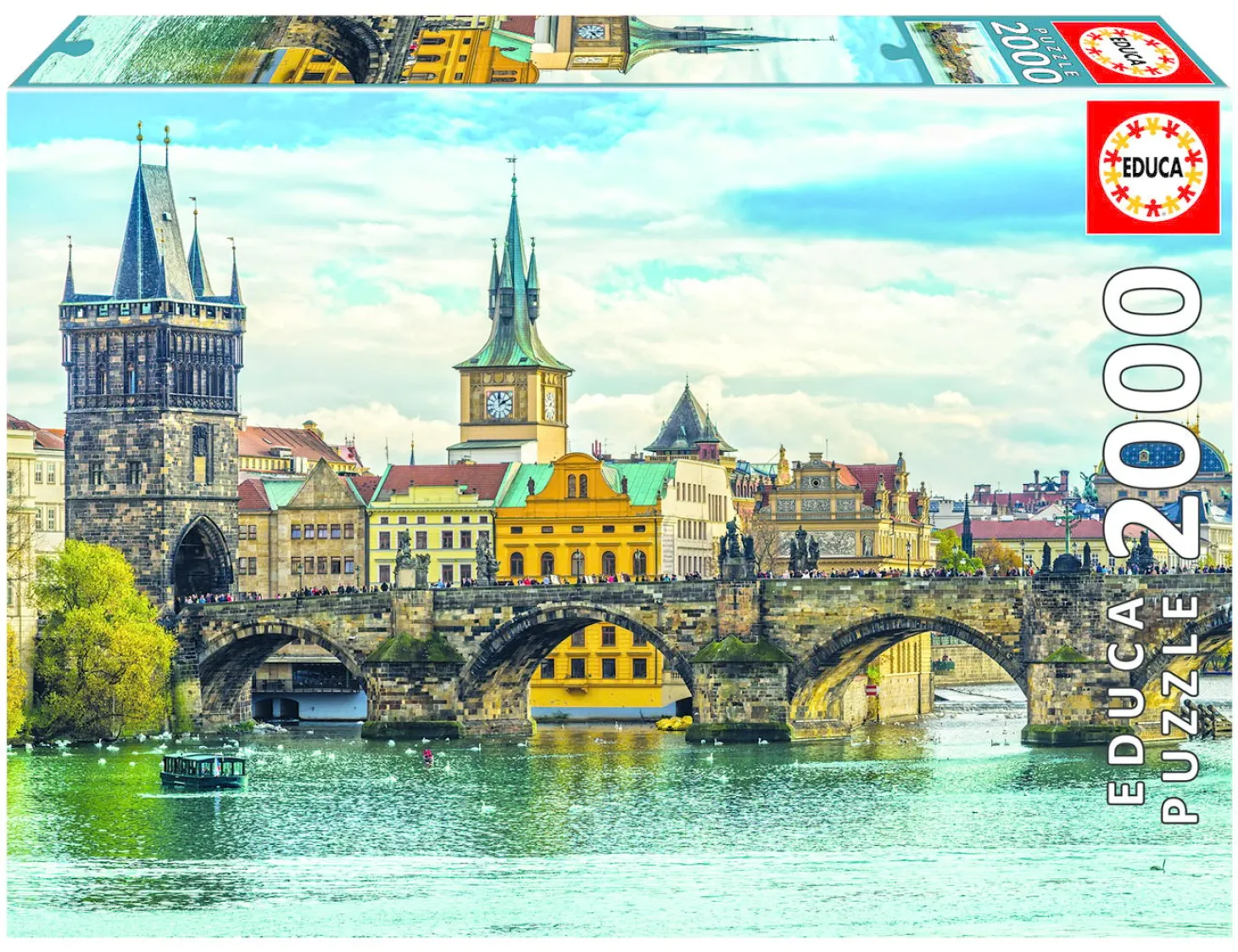 Educa Vue de Prague - puzzle de 2000 pièces