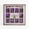 Eureka 10 casse-tête en métal - ensemble violet