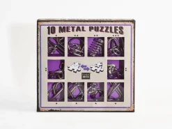Eureka 10 casse-tête en métal - ensemble violet
