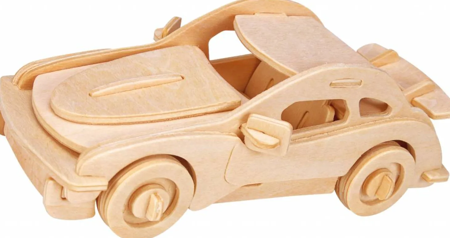 Eureka Racecar- Atelier de Gepetto - Puzzle 3D en bois