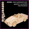Eureka Racecar Convertible - Atelier de Gepetto - Puzzle 3D en bois