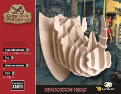 Eureka Tête de Rinocéros - Gepetto's Workshop - 3D puzzle
