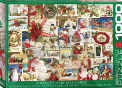 Eurographics Puzzles Anciennes Cartes de Noël - puzzle de 1000 pièces