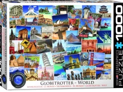 Eurographics Puzzles Bourlingueur - Le Monde - Collage - puzzle de 1000 pièces