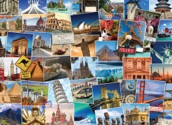 Eurographics Puzzles Bourlingueur - Le Monde - Collage - puzzle de 1000 pièces