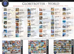 Eurographics Puzzles Bourlingueur - Le Monde - Collage - puzzle de 1000 pièces