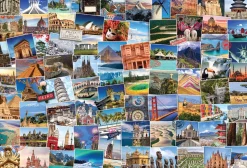 Eurographics Puzzles Bourlingueur - Le Monde - Collage - puzzle de 2000 pièces